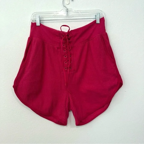 Free People Movement Can't Handle This Shorts Pink, Size Medium - Picture 2 of 12